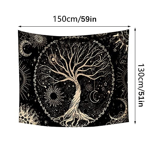 Hocadon Arazzo da Parete Albero della Vita Arazzo