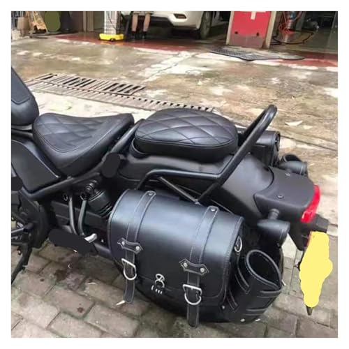 Sillín motocicleta de pasajero con cojín negro de alta resistencia para Rebel CMX 300 5