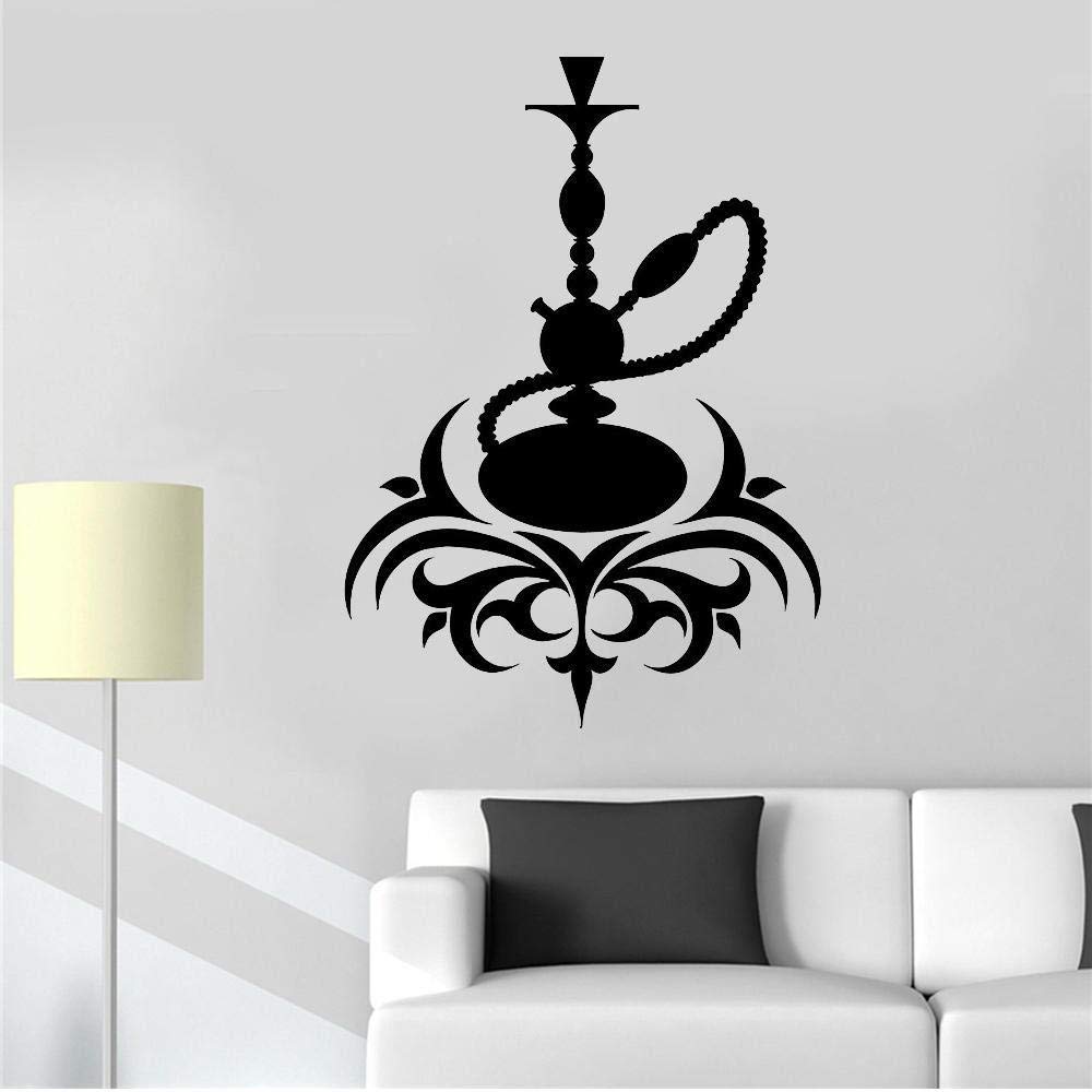 RZDY Hookah Vinyl Wall Decal Arabic Cafe Culture Smoking Smoke Shisha Wall Sticker Modern Home Decoration Livingroom Home Decor 57x80cm