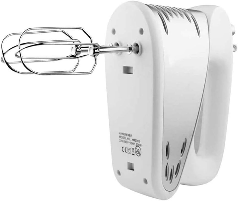 Hand Mixer Electric 200W Multi-Speed Hand Mixer with Turbo Button Easy Eject Button and 5 Attachments (Beaters Dough Hooks)