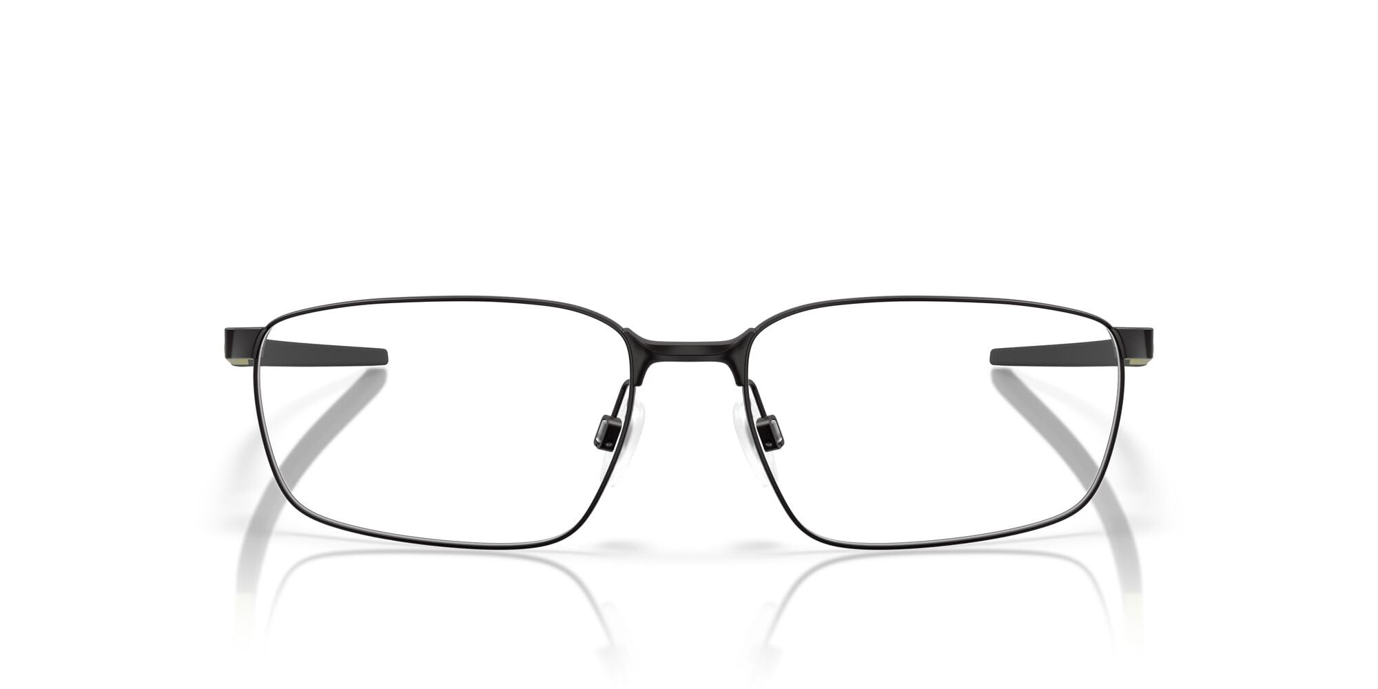 Oakley OX3249 - Rechteckiger Brillenrahmen für Herren, satiniertes Schwarz, Demo-Objektiv, 58 mm, Satinschwarz / Demoobjektiv, 58 mm