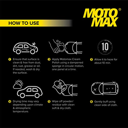 Pidilite Motomax Bike & Car Cream Polish (60 Gm) With Carnuba Wax And