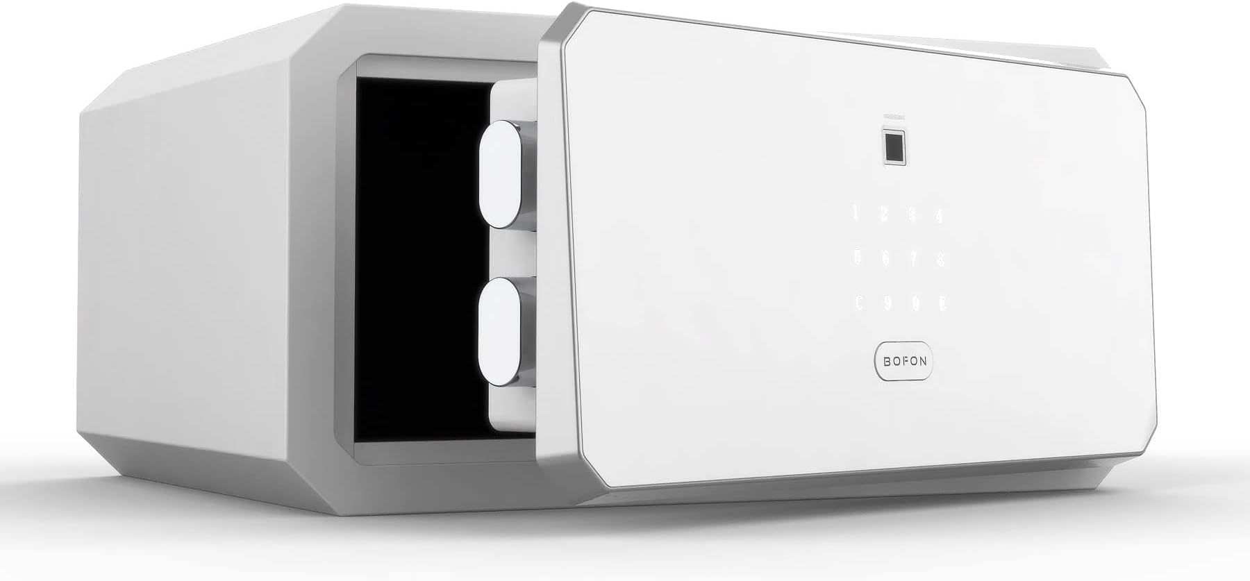 Biometric Safe Box with Key, Security Box, Fingerprint Password,Safety Boxes for Home,W-Series 1.45 Cubic