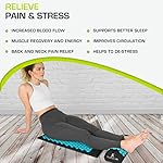 ProsourceFit Acupressure Mat and Pillow Set for Back/Neck Pain Relief and Muscle Relaxation - Image 4