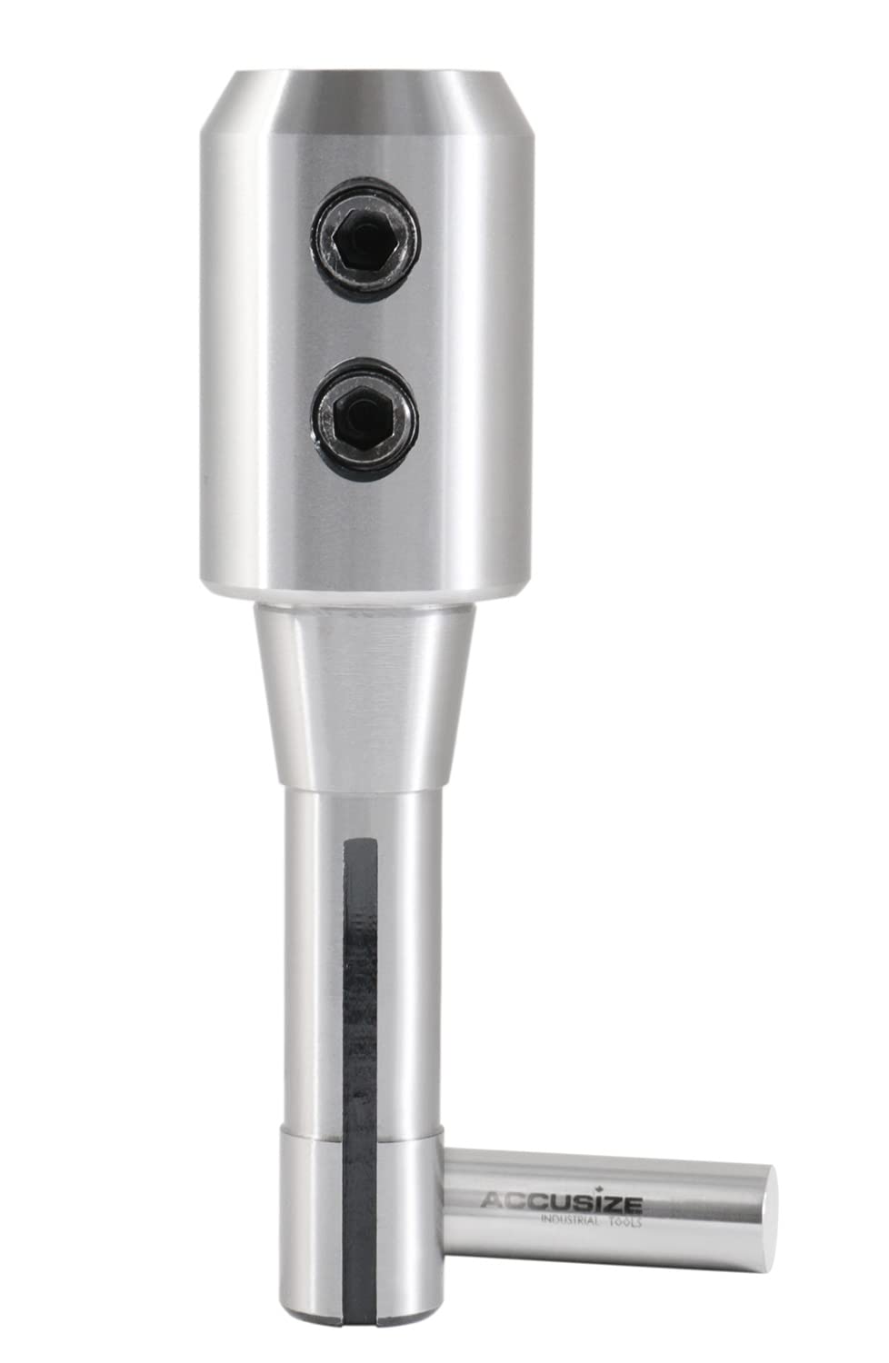 Accusize Industrial Tools 1'' R8 End Mill Holder Tool Adaptor Milling R8 Shank Bridgeport, 0222-0847