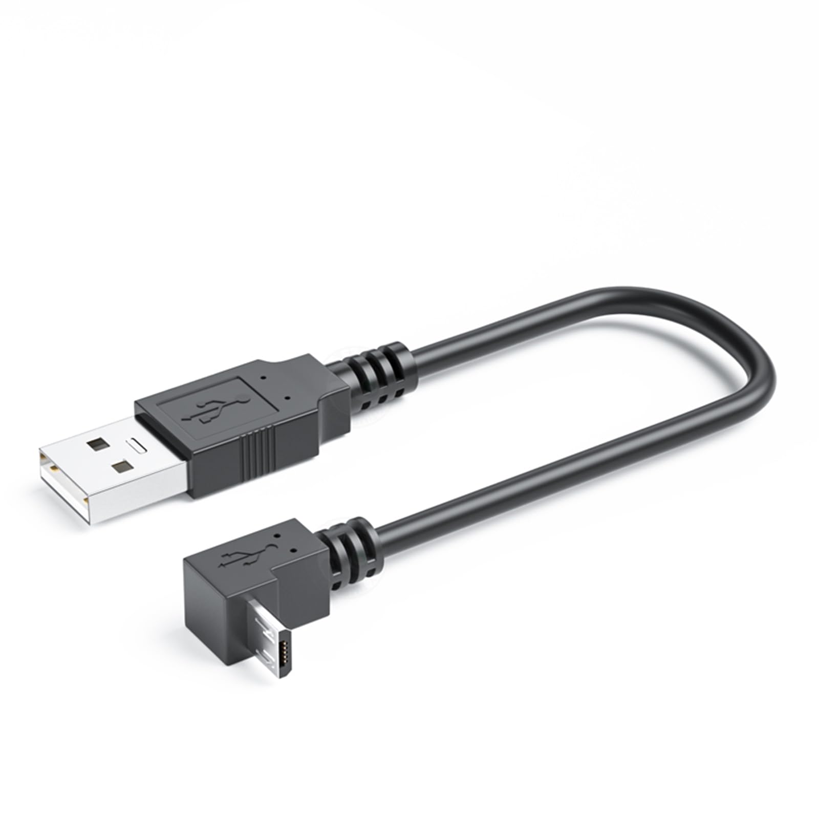 Fentency Right Angles Tiny USB to USB Charging Cable Speed Data Transfer Cable USB Chargers Cable for Smartphones Tablets