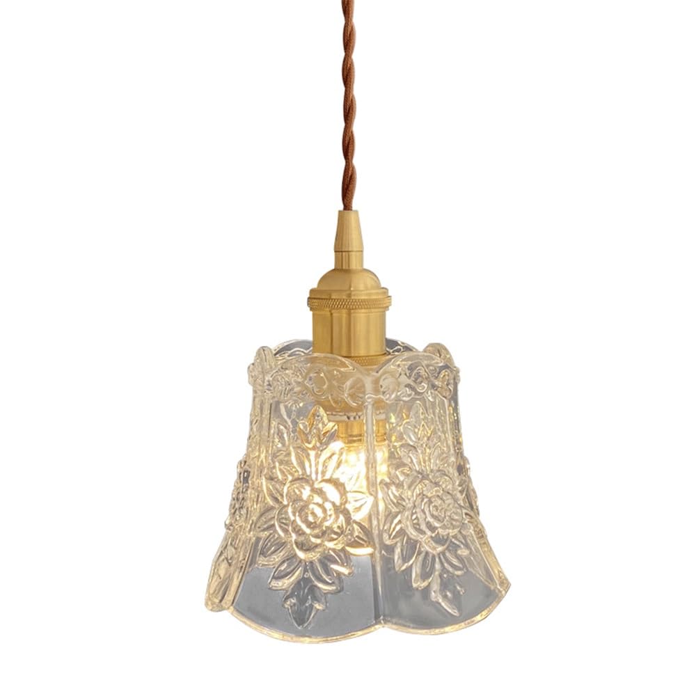 Lampe suspendue moderne en verre luminaire dôme réglable E27 pour îlot de cuisine