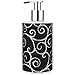 Produktbild VIVIAN GRAY 3088 Diamonds Seifenspender mit Creme Seife Glamour, schwarz (250 ml)