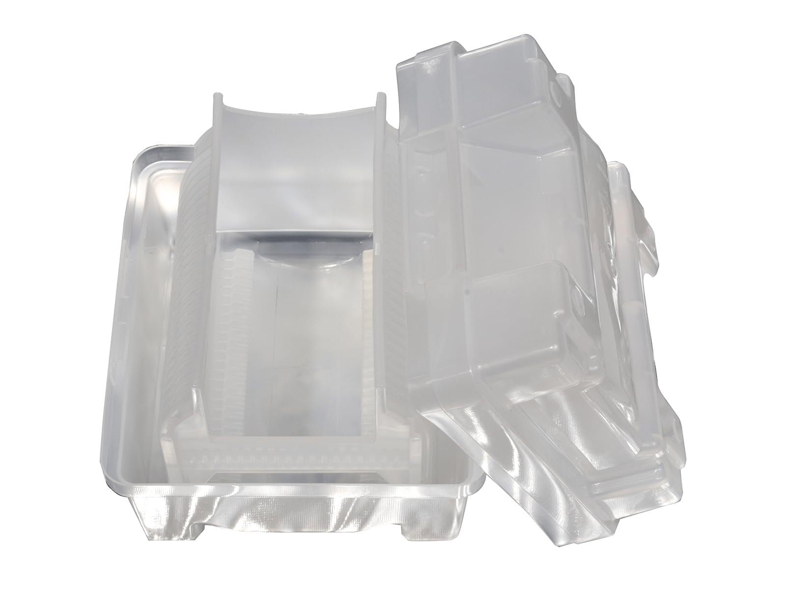 5 Pack of 4-Inch Wafer Storage Boxes - Durable Polypropylene, Cleanroom Class 100, Holds 25 Wafers Each