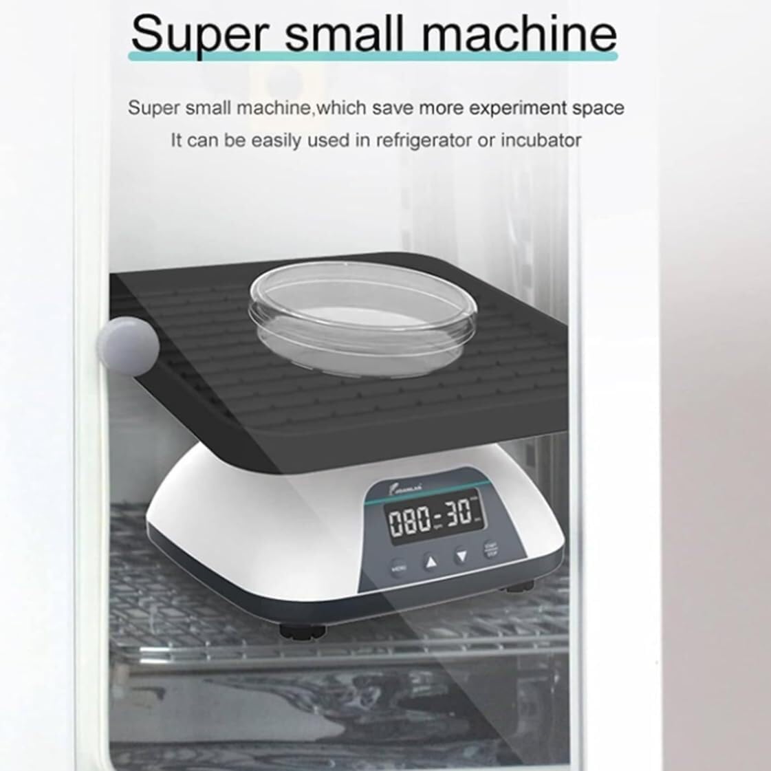 Compact Orbital Digital Shaker,Digital Horizontal Swing Oscillator Mixer,Lab Digital Orbital Shaker,Adjustable Speed 40-200RPM, with LED Digital Display Speed and time
