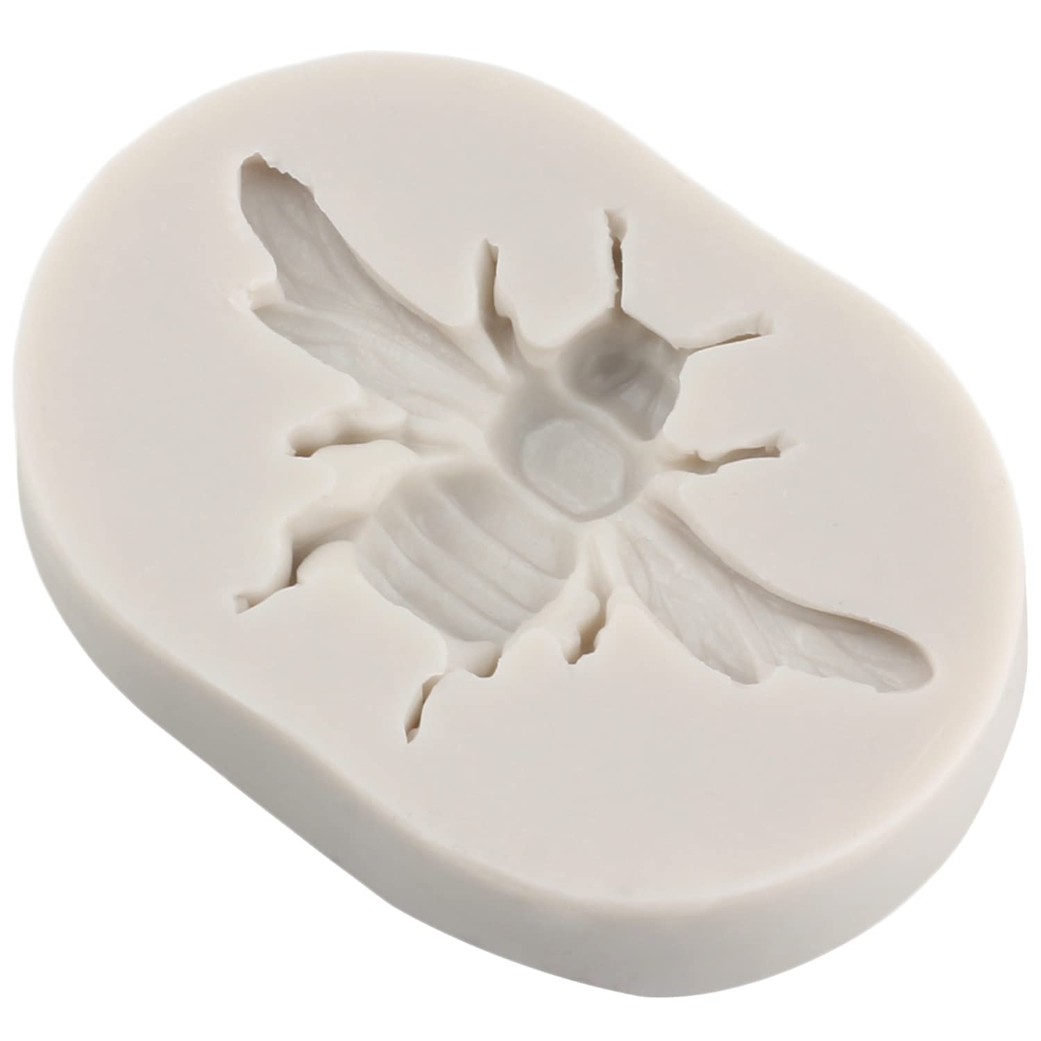 MYPRACS Bumble Bee Silicone Fondant Moulds for Cupcake Topper Cake Decorating Candy Chocolate Polymer Clay Gum Paste Set of 4 - Image 4