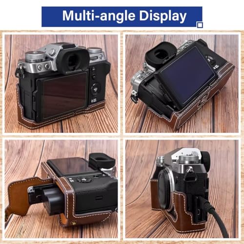 Funda de Cuero PU para Fujifilm X-T5 Media Caja miniatura 3