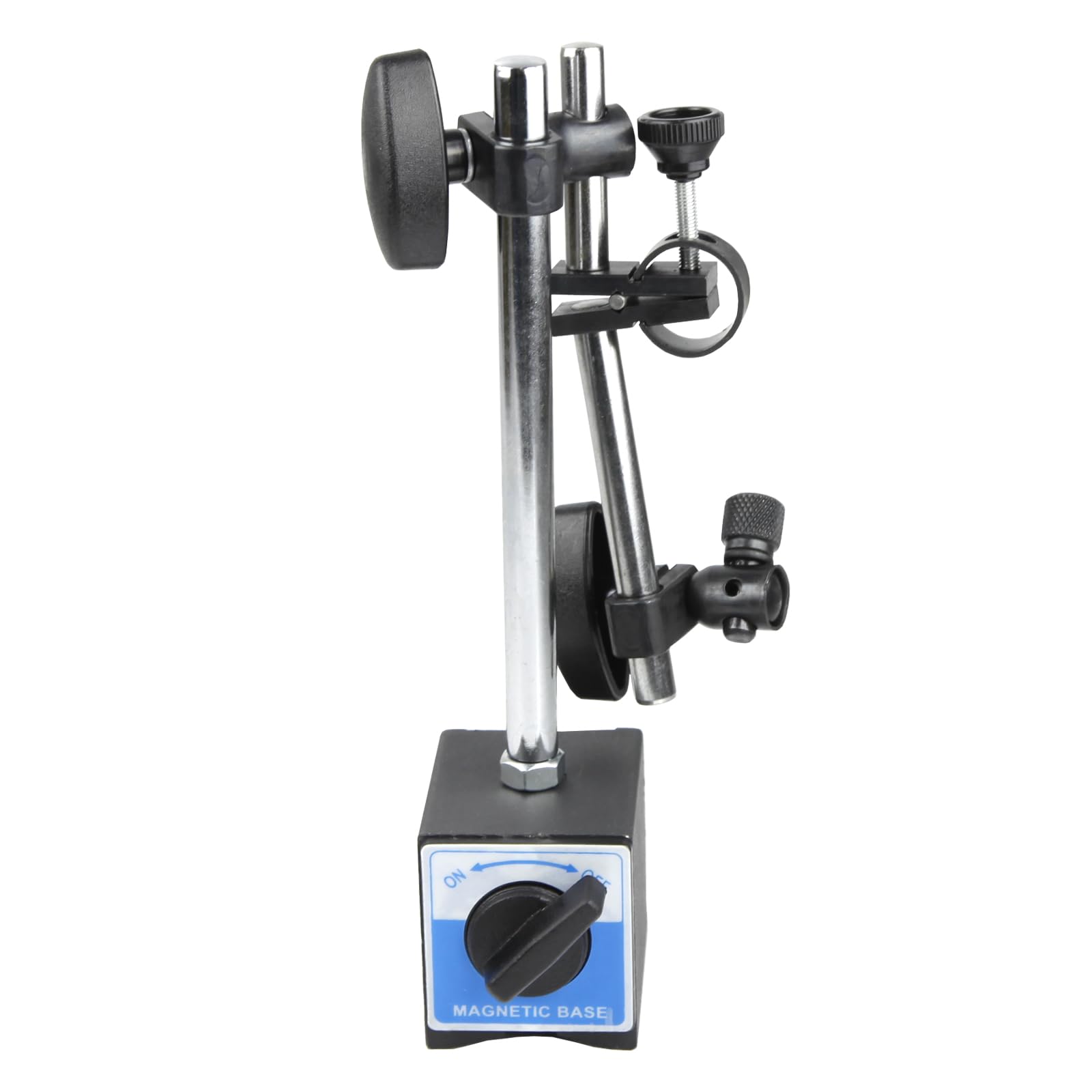 Messuhr mit Magnetfuß, verstellbarer langer Arm, 0-10 mm, Messgerät 0,01 mm, mit Aufbewahrungskoffer, 22-teilig