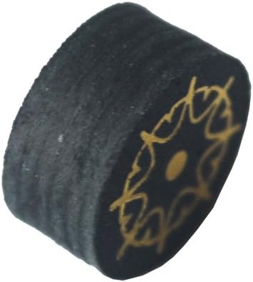 Miniatura 2 de Collapsar 6pcs 0.551 in Negro Múltiples Capa de Piel de Cerdo Piscina Taco Puntas H M S