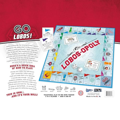 Lobos-Opoly Juego de Mesa Universidad Nuevo México miniatura 5