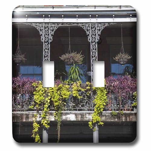 Double interrupteur à bascule New Orleans Jackson Square par Walter Bibikow via 3dRose