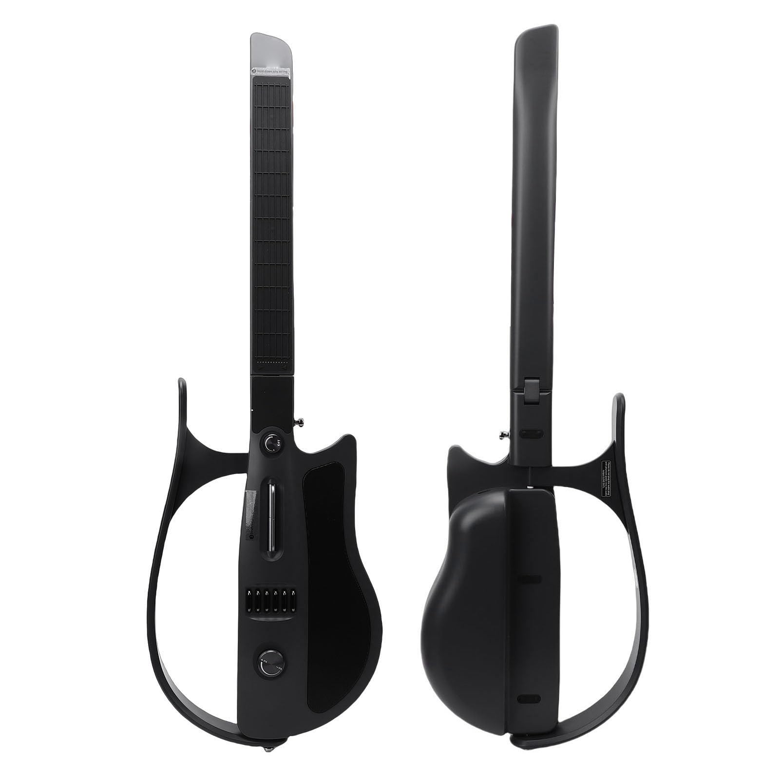Fafeicy Chitarra Elettrica Pieghevole Portatile Senza Corde Smart Guitar con Indicatore Luminoso della Corda in Tempo Reale e Sintonizzatore Intelligente per Principianti, Adulti e