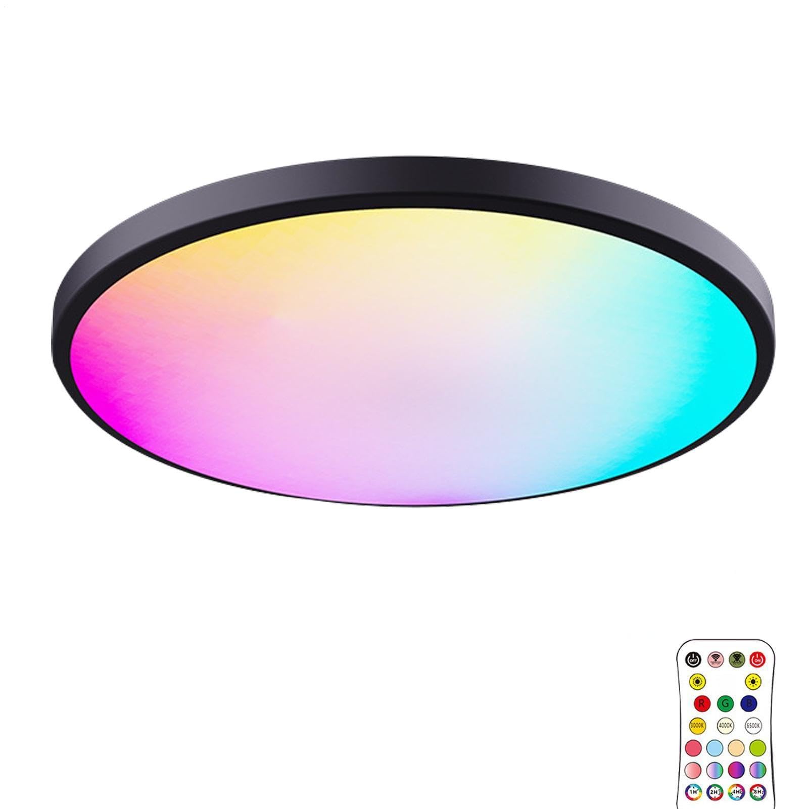 Lámpara de luz 4 modos LED LIGHTIVE para techos bajos que necesitan amplitud 8