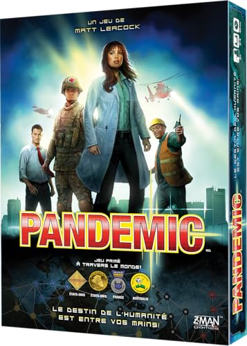 Pandemic Asmodee - Board Game - Cooperative Game - French Language, Multicolor - Image 3
