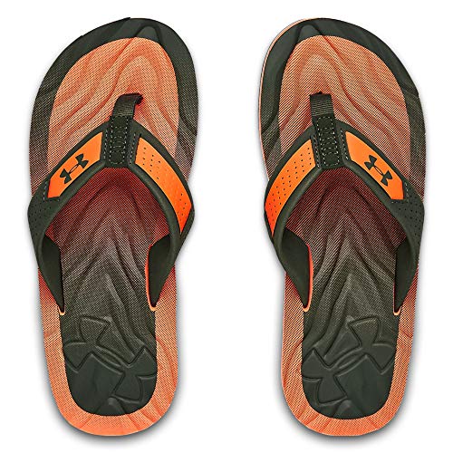 Under Armour Boys' Marathon Key IV T FlipFlop, Orange Spark (800