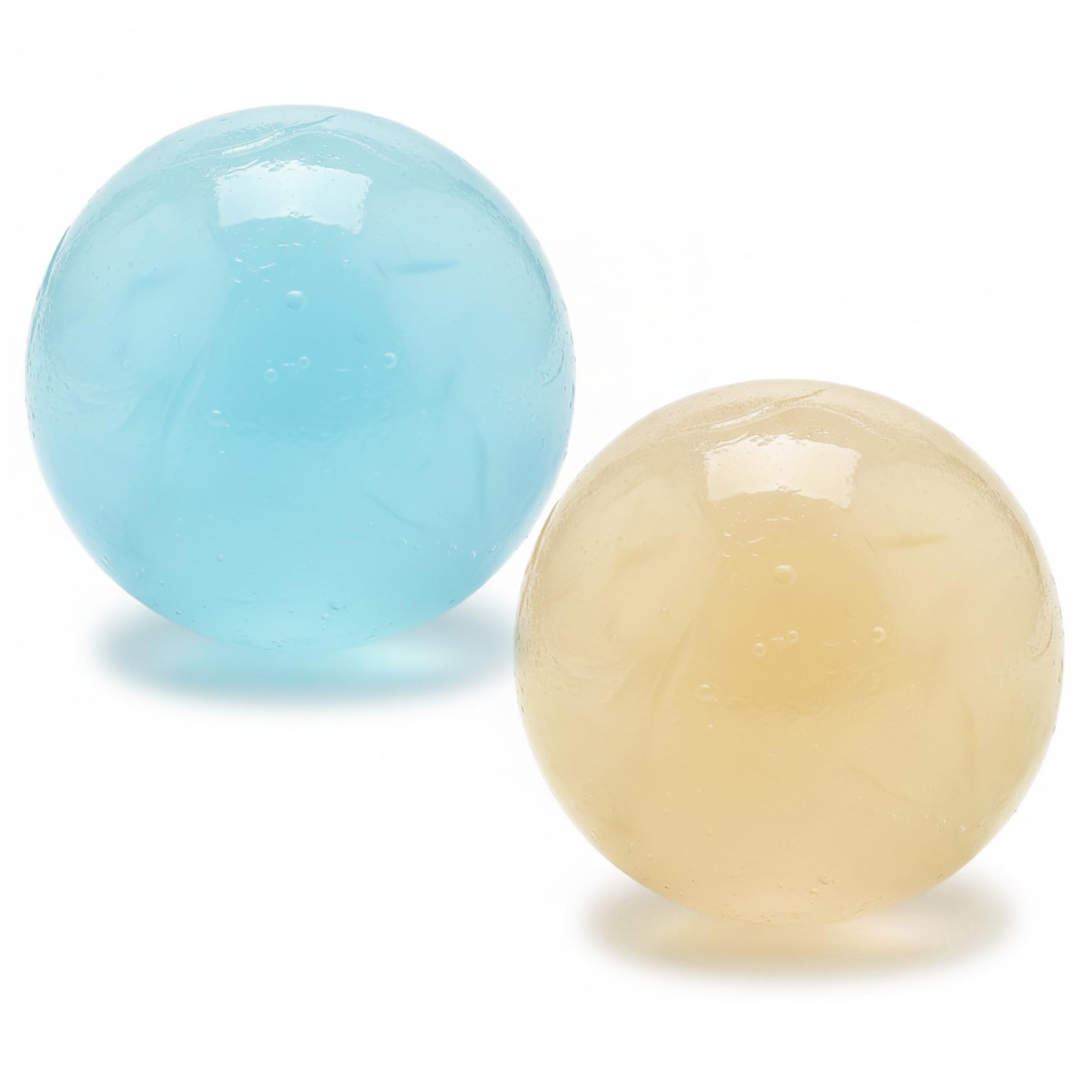 FDEFIRTFG Squeeze toys, Coconut Oil Stress Ball 2-Pack, Soft Squish Toys for Adults & Kids, Sensory Fidget