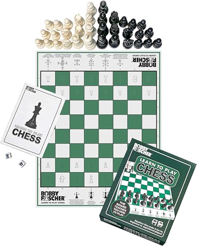 Juego de Mesa Bobby Fischer Aprende A Jugar Ajedrez miniatura 1