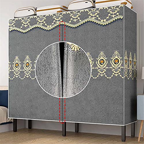 Armoire portable stable et ouverte meuble de rangement temporaire 175x125x45 cm