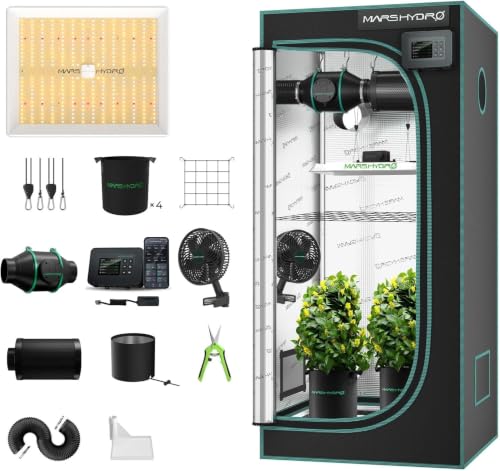 MARS HYDRO 3x3 Smart Grow Tent Kit with WiFi-Integrated...
