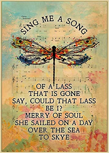 Song Posters And Prints Plant Skye Boat Song For Fan Outlander Canvas Painting Modern Wall Art For...