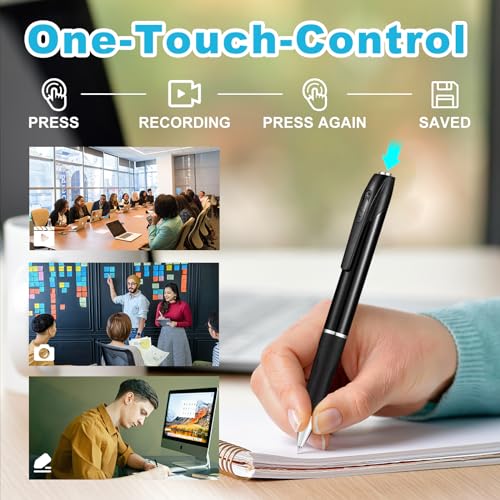 Hohoprov Hidden Camera Ultra Hd 1080P Spy Camera Pen Portable Security Camera With 32Gb Sd Card Loop Recording Or Photo Nanny Mini Cam For Indoor And Outdoor thumb #1
