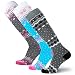 Midweight Ski Socks – Warm Skiing Sock, Snowboard Socks – Merino Wool, Moisture Wicking Winter Socks