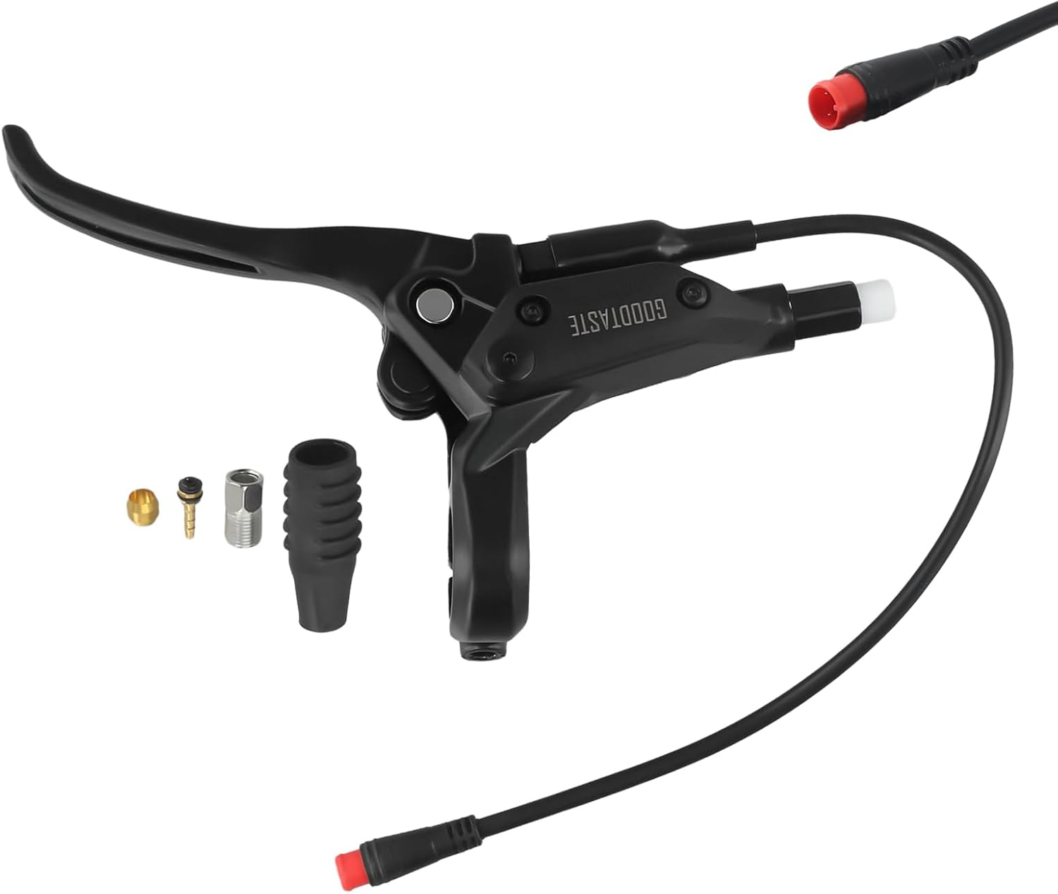 Left & Right Electronic Brake Lever Set for Most Electric Bicycle, GT03 Oil Power-Off Function Ebike Handle, Brake Grips for Electric Bike, Ebike Accessories Cut Off Power (Left)
