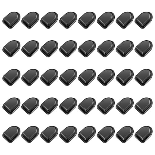 TRKETK 40 Stück Unsichtbare Klebehaken Mini Auto Haken Multifunktionale Klebehaken Klein Auto Schwarze Robust für Armaturenbrett Badezimmerhaken Wandhaken Autoschlüsselhaken