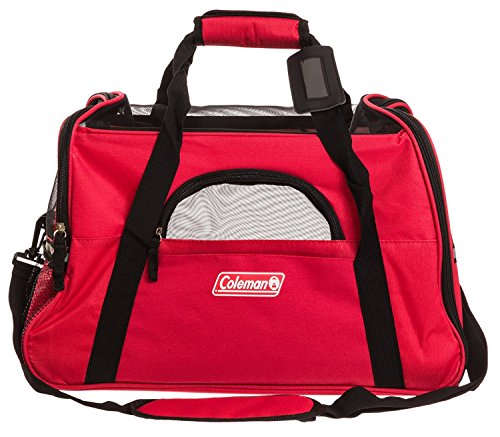 Coleman Adjustable Shoulder Strap Pet Carrier Open Dimensions: 17” Wide x 10 Tall x 7.5” Deep