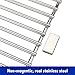 Uniflasy Grill Cooking Grate for Nexgrill 4-5 Burner Grills 720-0830H 720-0783E 720-0697 720-0773 720-0888 720-0783C Grill Parts Master Forge 1010037, 17 1/4 Inch