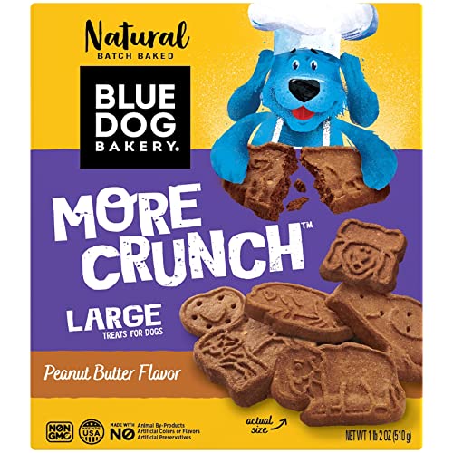 Blue-Dog-Bakery-Natural-Dog-Treats-More-Crunch-Large-Peanut-Butter-18oz-Box-6-Boxes - Cucciolini Doodles   Blue-Dog-Bakery-Natural-Dog-Treats-More-Crunch-Large-Peanut-Butter-18oz-Box-6-Boxes