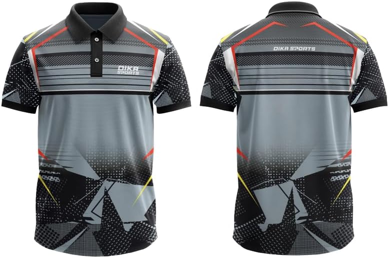 Dika Sports Custom jerseyCricket t-Shirt Breathable Cricket Jersey Printed | 2 Year to 5XL