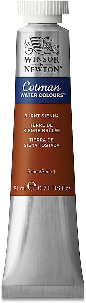 Winsor & Newton Cotman Watercolor, 21ml, Burnt Sienna