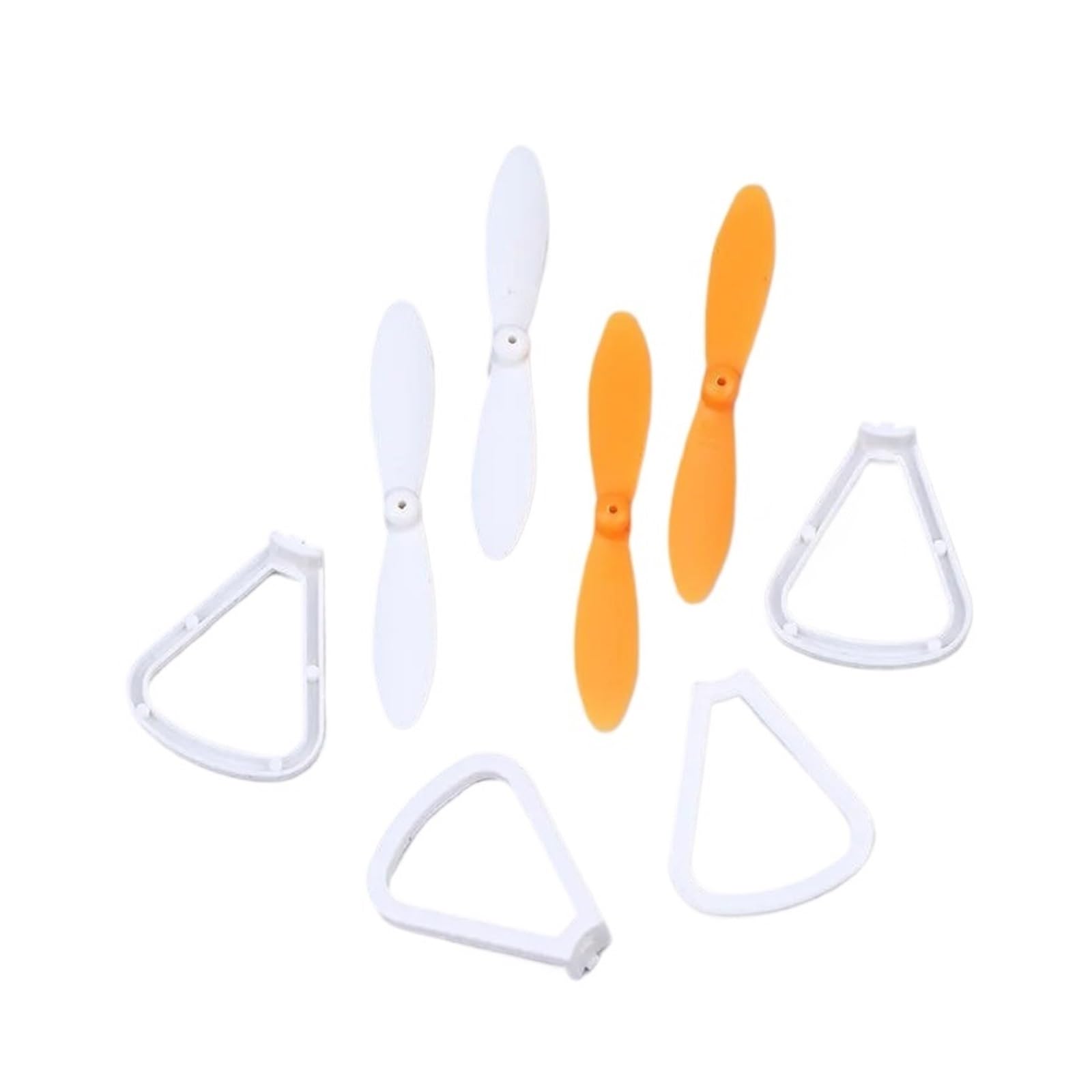 4/8 Uds Accesorios Hélices Protectores Anillos Protectores R/C Piezas De Repuesto Micro Avión Quadcopter For H702 RC Drone Juguete De Control Remoto(1Set)