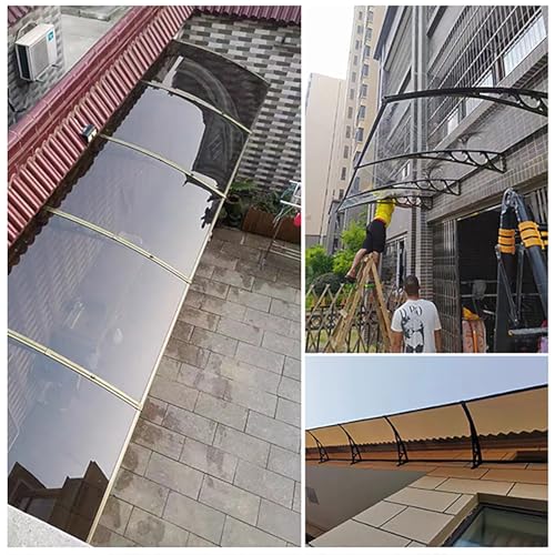 Tablero transparente resistente a la lluvia con protección UV para cubiertas de patios 6