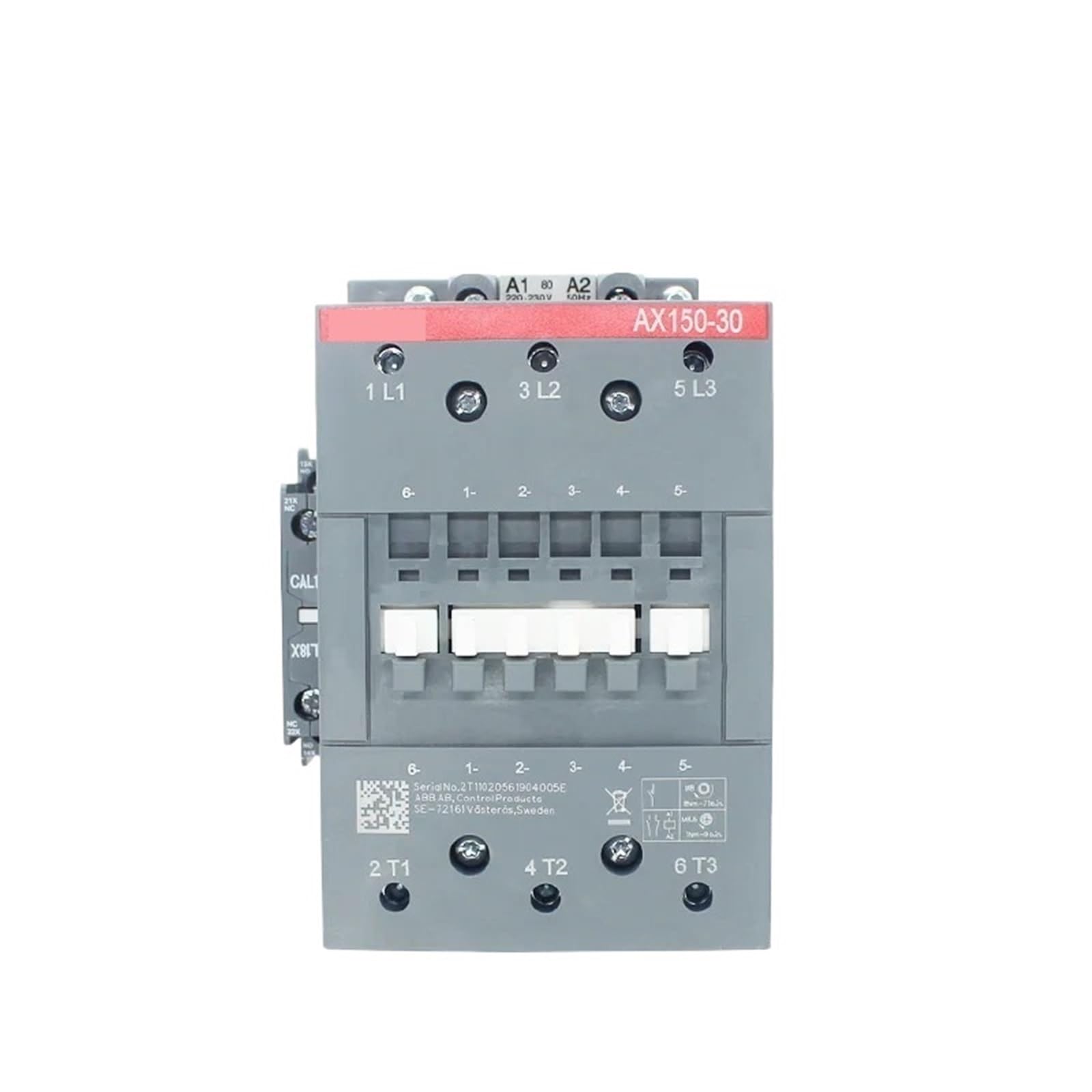 WQGQPXOB AX150-30-11 3-ploe Contactors AX 1NC & 1NO 50HZ/60HZ 24V~440V 150A 1Pcs(AX150-30-11 110V)