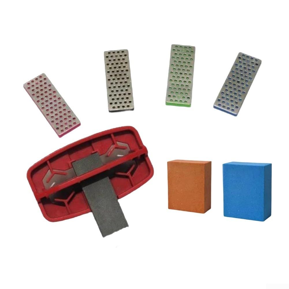 Honseadek Kit de sintonizador de borde lateral de esquí | Herramienta para afilar bordes de snowboard, guía ajustable para lima de bordes de esquí