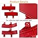 Abodvu Compatible with Honda CRV Rear OS Bumper Reflector 2020-2022,Left Driver & Right Passenger Side Red Marker Trim Replacement for 34500-TLA-A11,34550-TLA-A11,CRV Back Reflector Light W/O Bulb,2PC