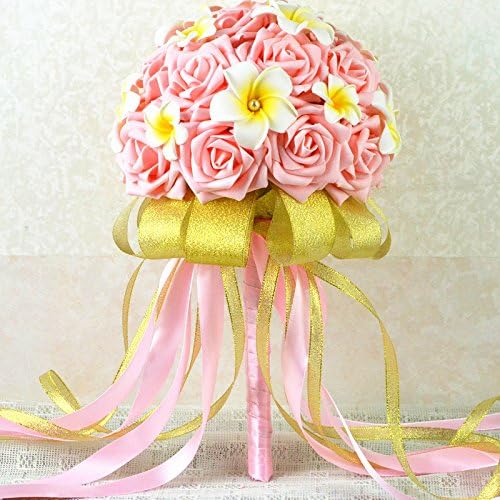 Pack of 6 Yellow Hawaii Plumeria Hair Clips Boho Foam Flower Alligator Hair Pin Hibiscus Hair Clip for Beach Party Wedding Cosplay Handmade Accessories - Image 4