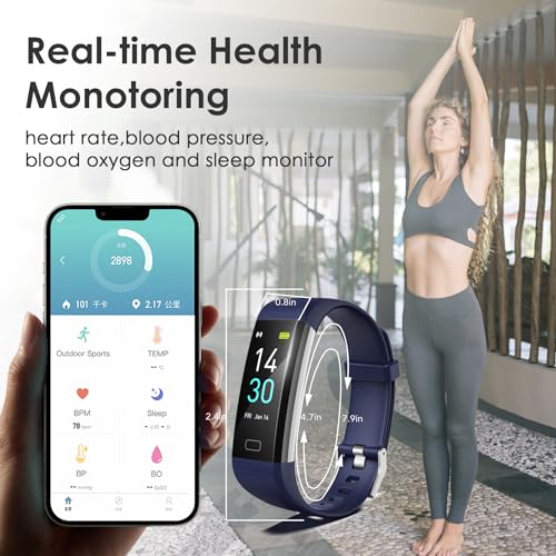 Threesheep S5 Fitness Tracker For Men And Women,Fitness Watch Waterproof thumb #3