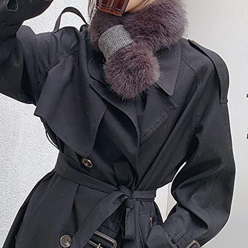 Soft Plush Children Scarf Winter Polyester Collar Children Neck Warmer Kids Scarves Outdoor Neckerchief Winter Supplies/5593