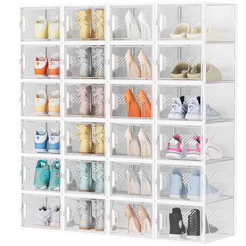 SIMPDIY XL Cajas para Zapatos 24 Organizador