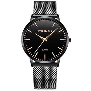 Ultradun minimalistisch herenpolshorloge voor waterdicht analoog quartzhorloge