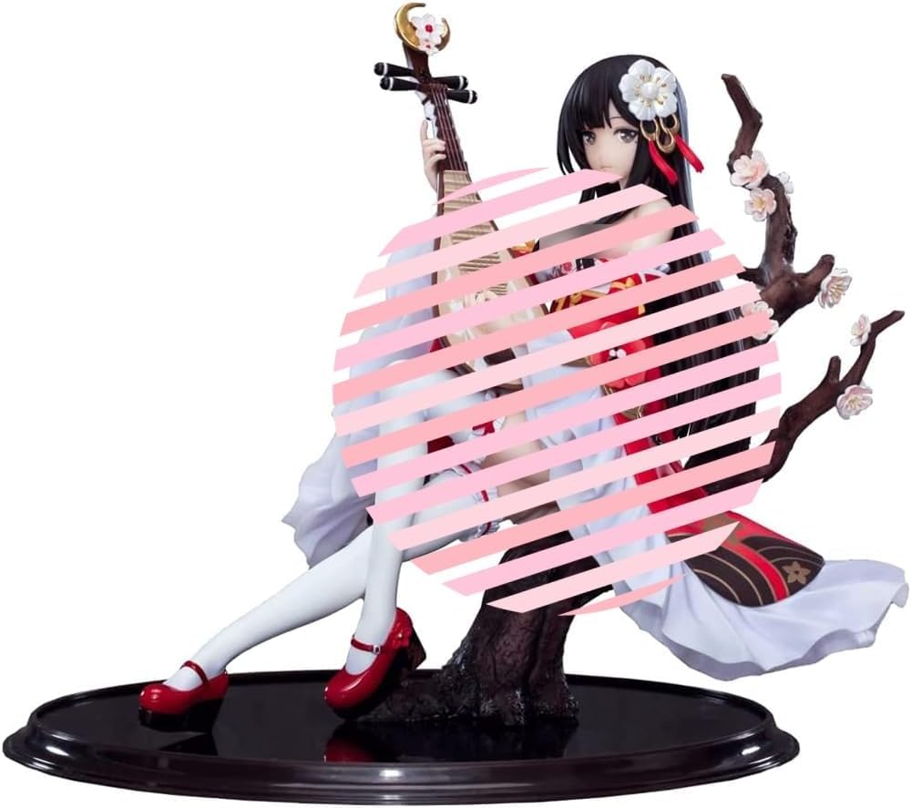 HeRfst Sexy Anime Figure Girl HeRfstQing Cheng Lian -Zhao Jun- 1/7 Ecchi Figure Action Figurines PVC Model NSFW+ Doll Collection Statue Toy Decor/Ornament Cute Loli H21cm/8.2inch