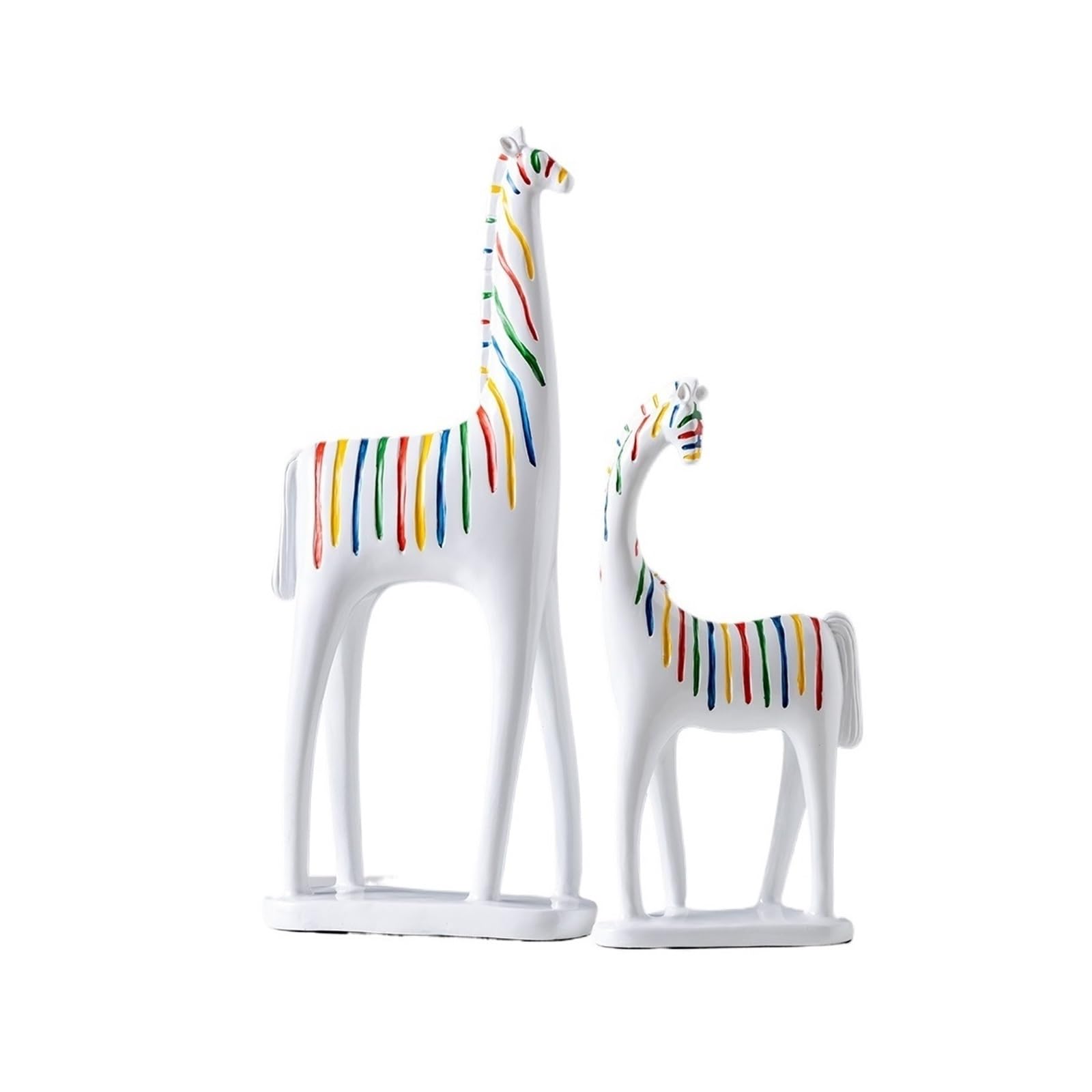 XYJIAOU2026 Desktop Figurines Nordic Resin Ornaments Decorative Living Room TV Cabinets Animal-shaped Decorations